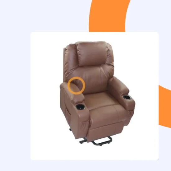 Диван, сертифицированный по стандарту ISO, с двумя односпальными немецкими креслами с моторным массажем Okin, диванами, шезлонгами и электрическими креслами-реклайнерами.