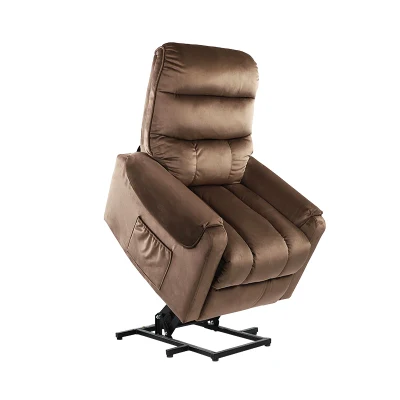 Электрическое фланелевое кресло для пожилых людей, регулируемый раскладной диван-качалка