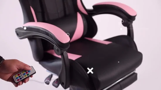 Бесплатная доставка Racer кожаный стиль подставка для ног брендовый напольный рокер черный механизм гоночный офисный стул на заказ образец игрового стула